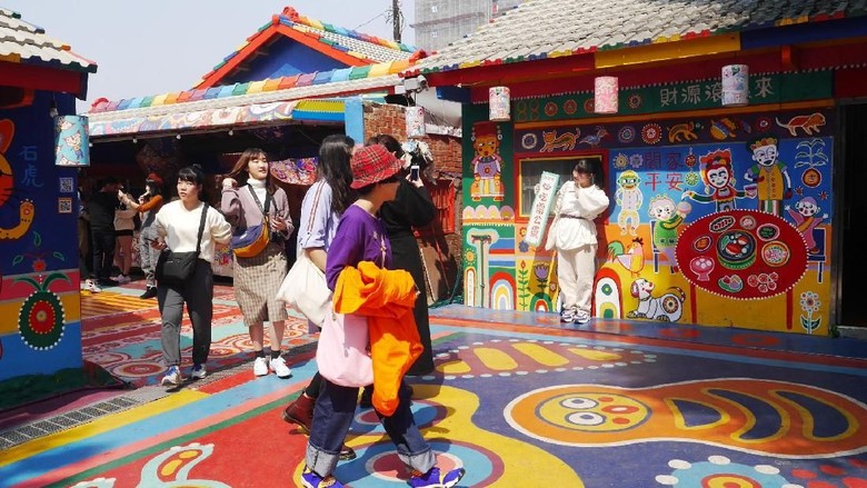 Rainbow Village di Taichung (Kurnia/detikcom) Rainbow Village di Taichung (Kurnia/detikcom)