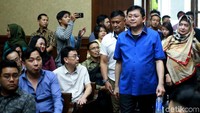 Lucas terbukti melanggar Pasal 21 Undang-Undang Nomor 31 Tahun 1999 sebagaimana diubah dengan Undang-Undang Nomor 20 Tahun 2001 tentang Pemberantasan Tindak Pidana Korupsi juncto Pasal 55 ayat 1 ke-1.