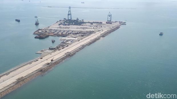 Menhub Cek Proyek Makassar New Port yang Mau Diresmikan Jokowi