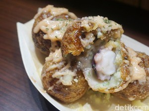 Tak Hanya Mayo dan Katsuobushi, Ada Takoyaki Saus Mentai Creamy