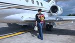 Lihat Lagi Momen Syahrini Naik Pesawat Jet Pribadi