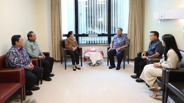 Puan Maharani Jenguk Ani Yudhoyono di Singapura