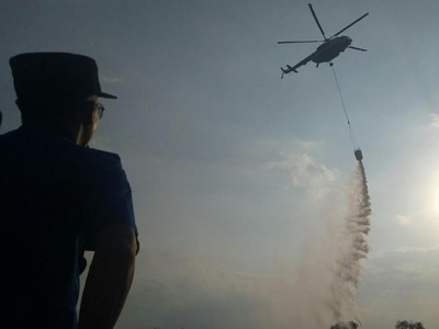 Helikopter WB Tak Terbang 4 Hari dan Operasional OMC Digeser ke Bangka