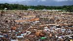 Before-After Banjir Bandang di Danau Sentani