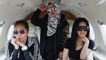 Lihat Lagi Momen Syahrini Naik Pesawat Jet Pribadi