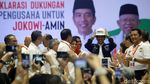 Pakai Helm Proyek, Jokowi Hadiri Deklarasi 10.000 Pengusaha