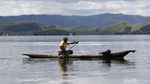 Before-After Banjir Bandang di Danau Sentani