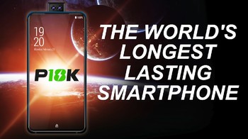 Tentu saja kapasitas baterai monster itu jadi jualan utama Energizer Power Max P18K Pop. (Foto: Dok. Avenir Telecom via Indiegogo)