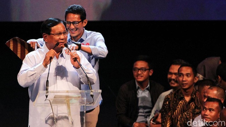 Sandi Lebih Dongkrak Elektabilitas Prabowo, BPN: Suara Milenial Signifikan Sandi Lebih Dongkrak Elektabilitas Prabowo, BPN: Suara Milenial Signifikan