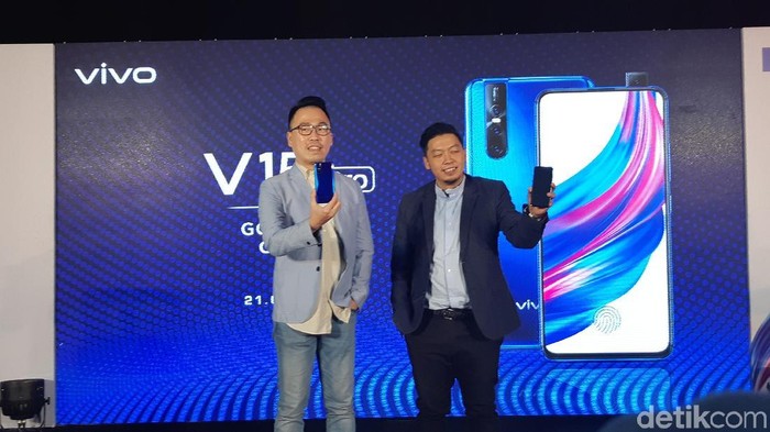 Acara peluncuran Vivo V15 Pro. (Foto: Virgina Maulita Putri/detikINET) Acara peluncuran Vivo V15 Pro. (Foto: Virgina Maulita Putri/detikINET)