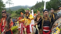 Satu tahun sekali, Kabupaten Semarang memiliki agenda rutin berupa kirab air suci untuk meruwat Candi Gedong Songo (Aji Kusuma/detikcom)