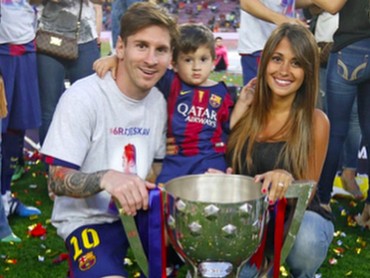 Sweet Potret Kebersamaan Lionel Messi  dan Anak  anaknya