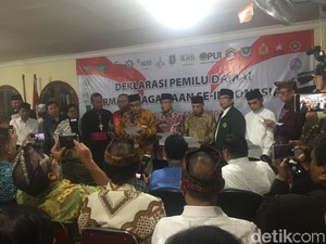 Dihadiri Said Aqil, Ormas Keagamaan Deklarasi Pemilu Damai