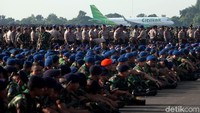Apel tersebut diikuti 100 ribu personel TNI-Polri hingga ormas.