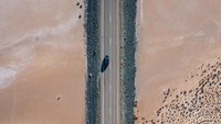 Foto drone daerah Lake Austin. Australia juga setir kanan seperti di Indonesia, jadi sangat memudahkan (Tourism Western Australia)  