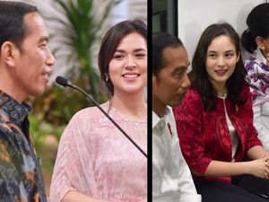 Dulu Raisa Kini Chelsea Islan, Menatap Penuh Makna ke Jokowi