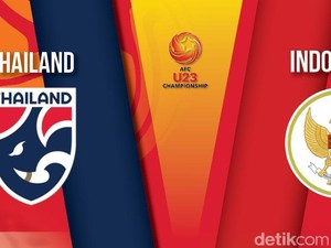 Babak I Thailand Vs Indonesia: Garuda Muda Sementara Tertinggal 0-1