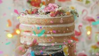 Kalau ulang tahun, Barbie bisa bawain kamu kue cantik dan enak nih hihi. Foto: Instagram coisasdabarbie