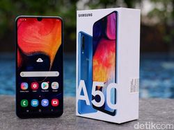Unboxing Galaxy A50, Ponsel Fingerprint Dalam Layar Rp 4 Jutaan