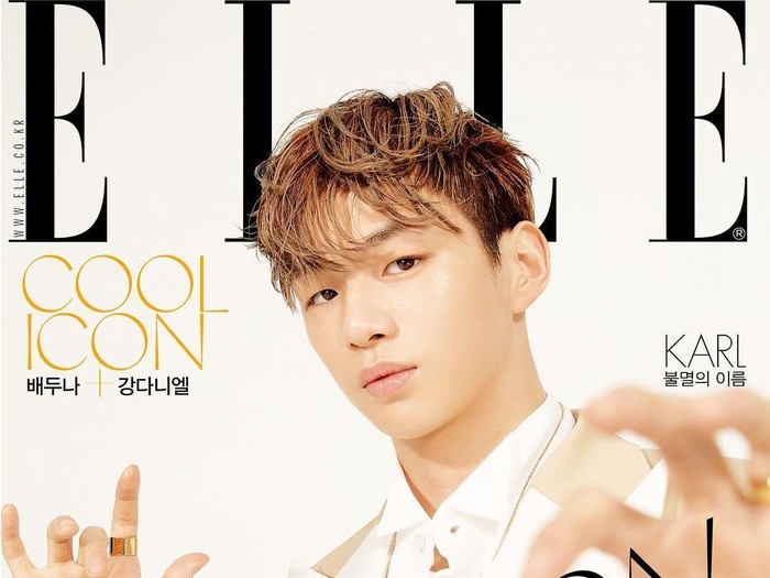 Kang Daniel. Foto: Instagram @ellekorea Kang Daniel. Foto: Instagram @ellekorea