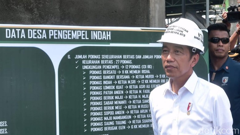 Jokowi Pastikan Rekonstruksi Lombok Pascagempa Berjalan Lancar Jokowi Pastikan Rekonstruksi Lombok Pascagempa Berjalan Lancar