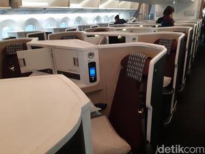 Foto: Kelas Bisnis Japan Airlines yang Nyaman