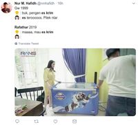 Netizen Heboh Rafathar Dibelikan Es Krim Satu Freezer, Ini Faktanya
