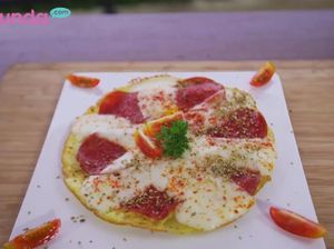 Resep Pizza Kentang, Taburan Keju Mozzarellanya Bikin Nagih