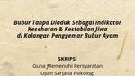 Bikin Senyum! Begini Tata Cara Makan Bubur Ayam Tak Diaduk