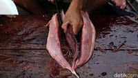 Fitriah konsisten menggunakan ikan lamadang, tuna, dan tenggiri karena kualitas dagingnya yang mumpuni. Selain itu, menurut Fitriah, jika memakai ikan yang lain kualitas rasanya bisa menurun.