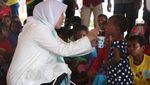 Hibur Anak-anak Korban Banjir Bandang Papua