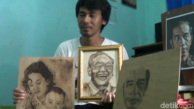 Mengunjungi Bengkel Kerja Siswoyo, Pelukis Patri Asal Kota Tegal