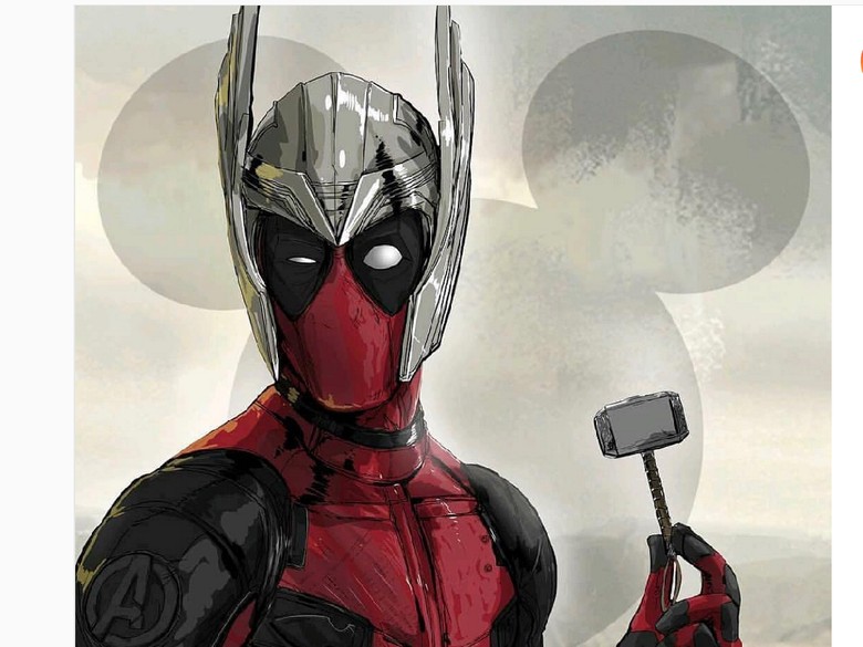 Thor Sambut Deadpool Gabung di MCU Thor Sambut Deadpool Gabung di MCU