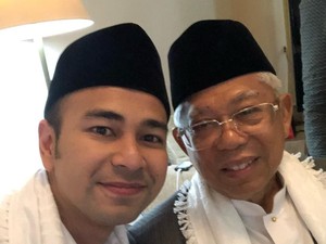 Hadiri Santri Fest Bareng Maruf Amin, Raffi Ahmad: Jempolnya Mana?