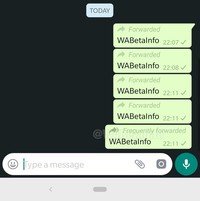 whatsapp forward info