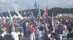 Potret Kampanye Prabowo di Lapangan Karebosi Makassar, Al Liwa Turut Berkibar