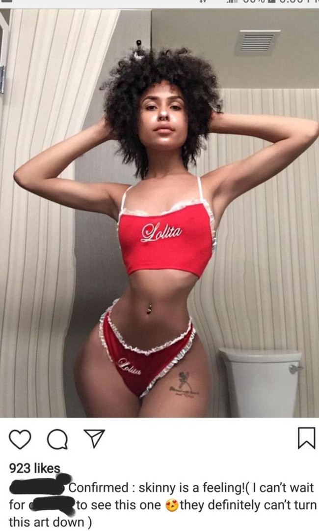 Orang-orang berbagi kegagalan edit foto yang mereka temui secara online. Salah satunya adalah wanita ini. Begitu inginnya terlihat langsing, ia rasanya tak sadar jika latar fotonya ikut bergelombang demi pinggang kecilnya.Foto: Ist.