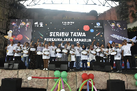 Jasa Raharja Bahagiakan Ribuan Anak Yatim se-Jabodetabek di Dufan