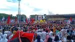 Foto: Keramaian di Kampanye Jokowi di Kota Serang