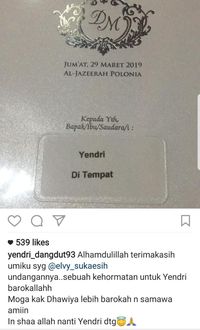 undangan yang beredar.