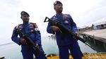 Ditpolairud Polda Malut Kawal Bank Terapung BRI