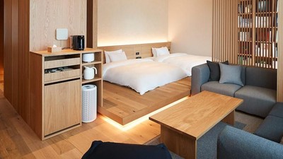 Foto: Inspirasi Kamar Mungil Tapi Bikin Betah ala Hotel Muji Tokyo