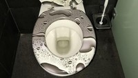 Berhentilah mengelap toilet itu. Itu bukan noda air. Istimewa/Dok. Boredpanda.