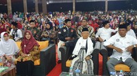 Dalam acara yang sama, Maruf mengajak mengajak masyarakat Lebak untuk memilih ia dan Jokowi. (Foto: Lisye Rahayu/detikcom)