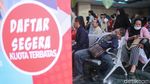 Antusias Warga Antre Mudik Gratis Bareng Kemenhub