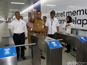 DPRD DKI Putuskan Tarif MRT Rp 8.500, Anies: Masih Fase Pembahasan