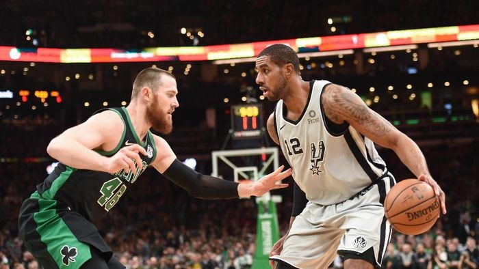 San Antonio Spurs kalahkan Boston Celtics (Bob DeChiara-USA TODAY Sports)