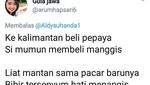 Pantun Makanan Kocak Curhatan Netizen Saat Ketemu Mantan