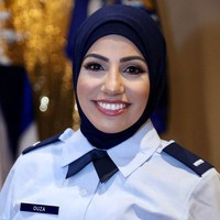 Pada 24 Maret lalu, tepat setahun Maysaa Ouza bergabung di Air Force Judge Advocate General Corps. Melalui Instagram, ia menyebut itu adalah keputusan yang paling optimal dan ia tidak akan menyerah. Foto: Instagram/ Maysaa Ouza