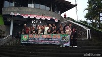 Pengunjung bisa langsung melihat kegagahan Merapi dari depan museum. Ada juga One Day Tour yang disediakan pihak museum. (Eko Susanto/detikcom)